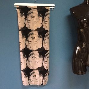 Vintage Marilyn Monroe Sheer Printed Scarf